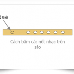 Cách bấm thổi các nốt nhạc trên sáo trúc 6 lỗ