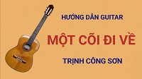Một cõi đi về - Guitar TAB